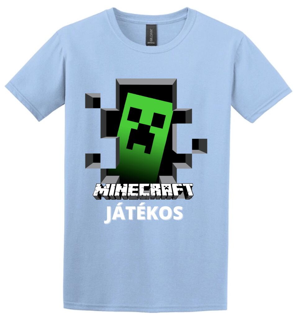 MINECRAFT JÁTÉKOS Póló
