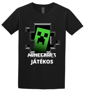 MINECRAFT JÁTÉKOS Póló