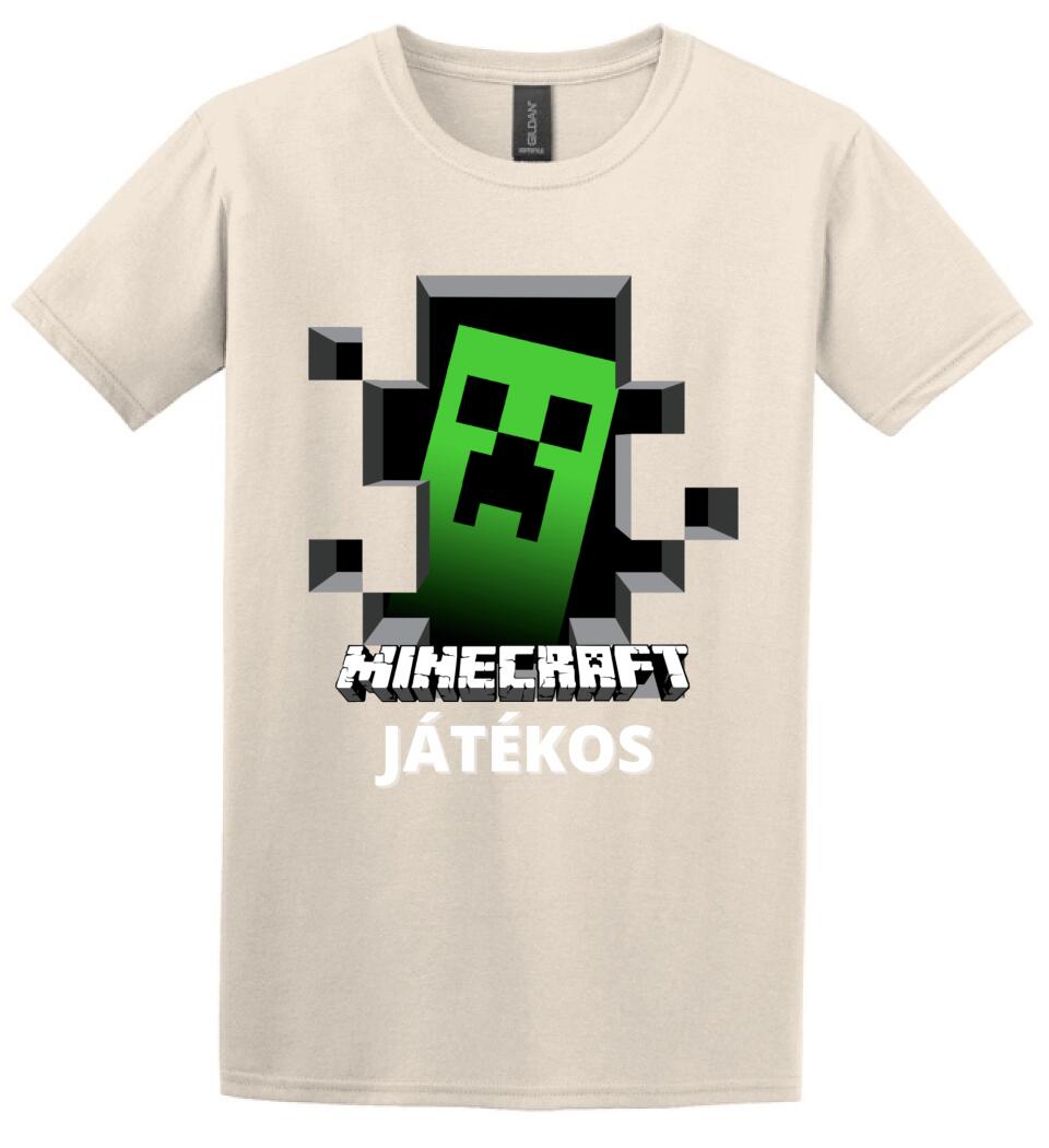 MINECRAFT JÁTÉKOS Póló