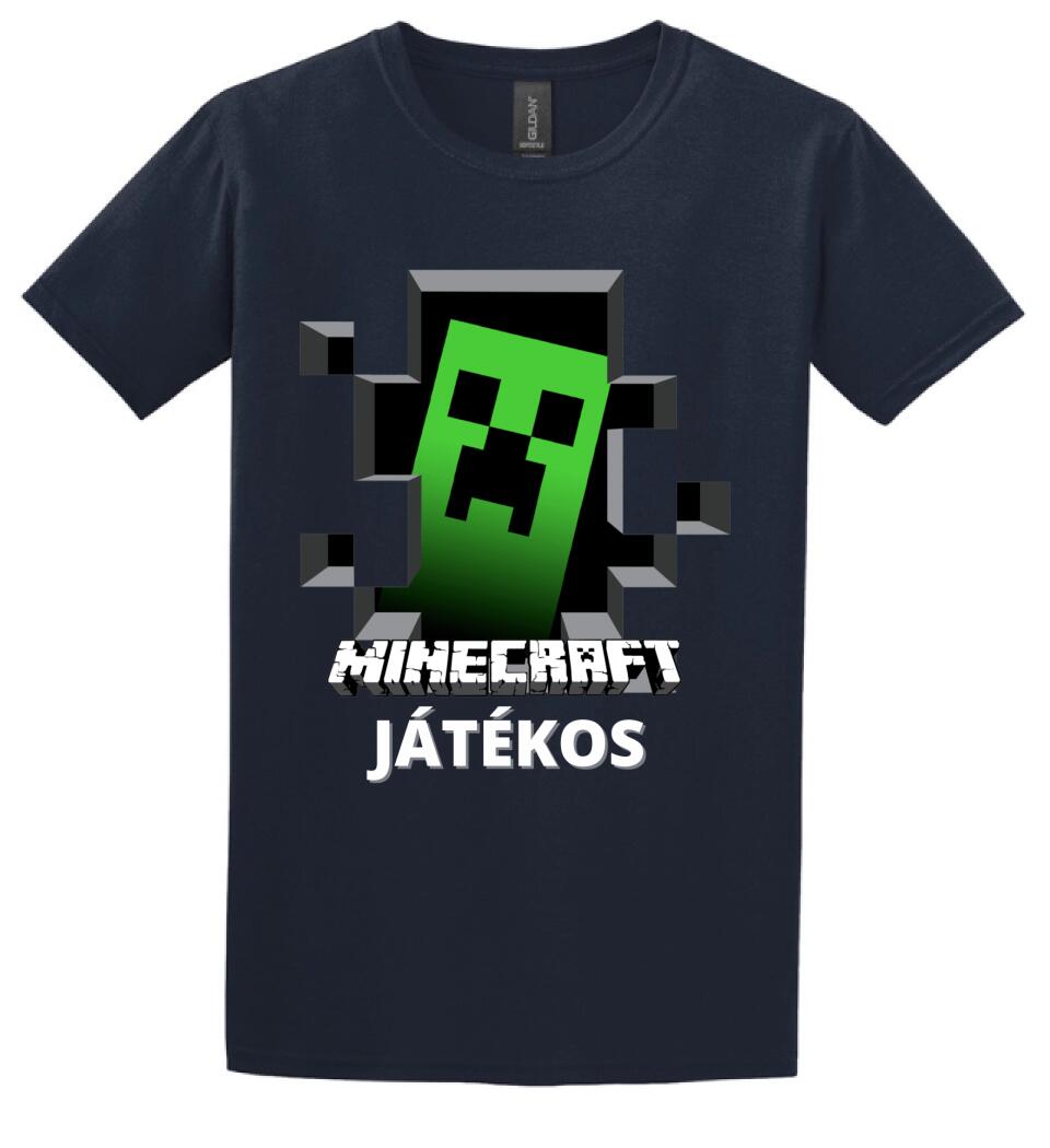 MINECRAFT JÁTÉKOS Póló