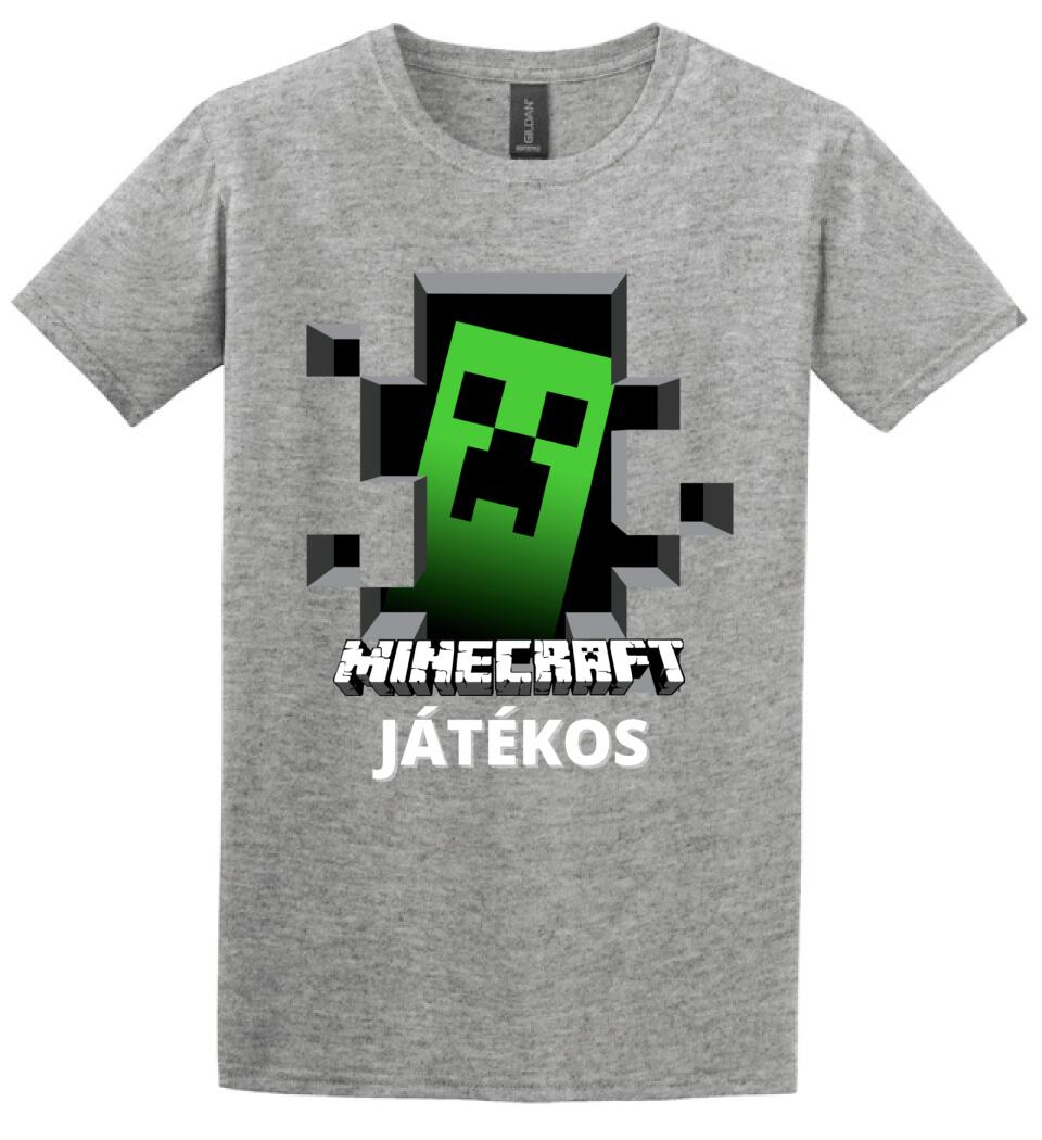 MINECRAFT JÁTÉKOS Póló