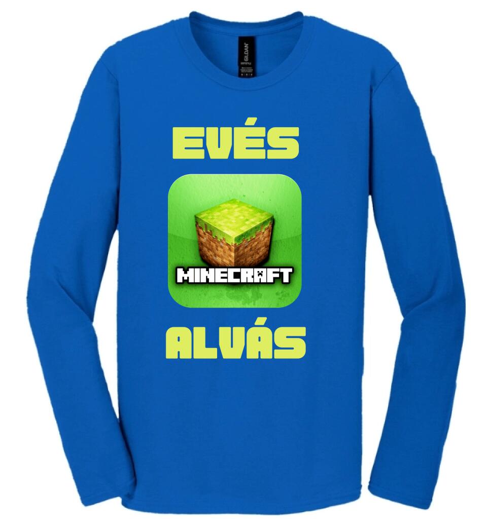 EVÉS MINECRAFT ALVÁS Póló