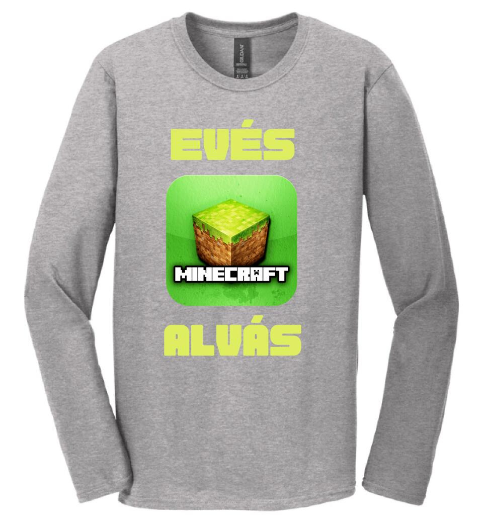 EVÉS MINECRAFT ALVÁS Póló