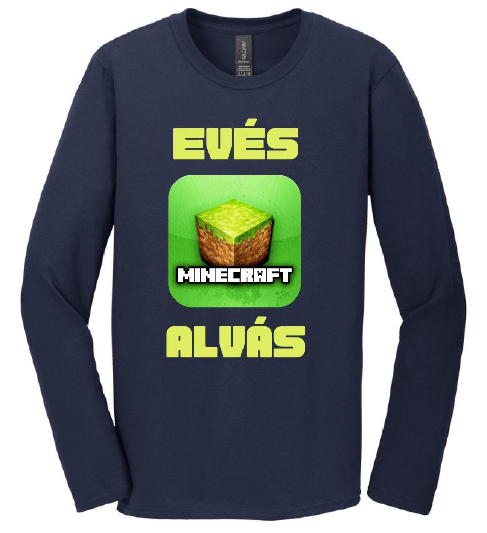 EVÉS MINECRAFT ALVÁS Póló