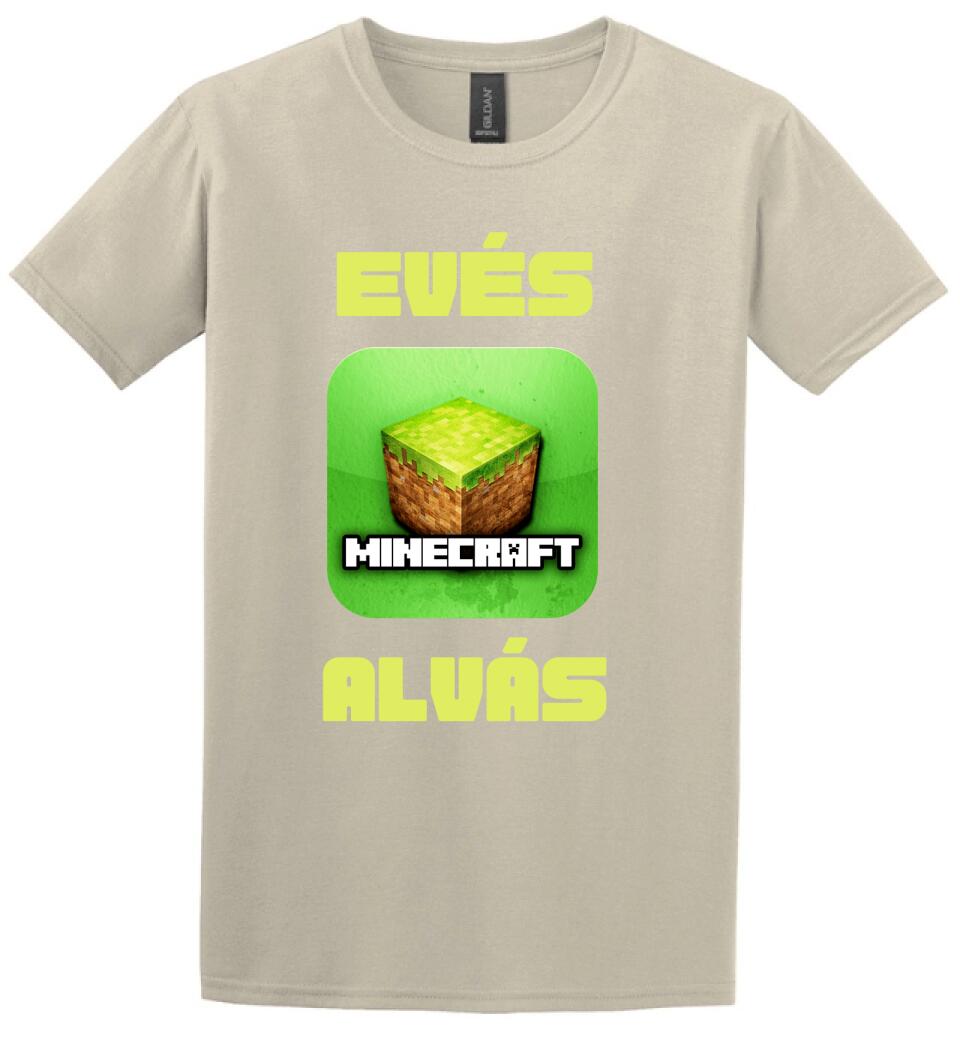 EVÉS MINECRAFT ALVÁS Póló
