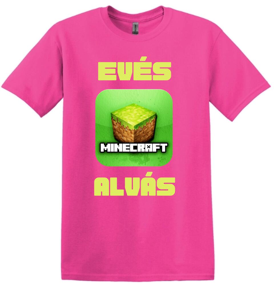 EVÉS MINECRAFT ALVÁS Póló