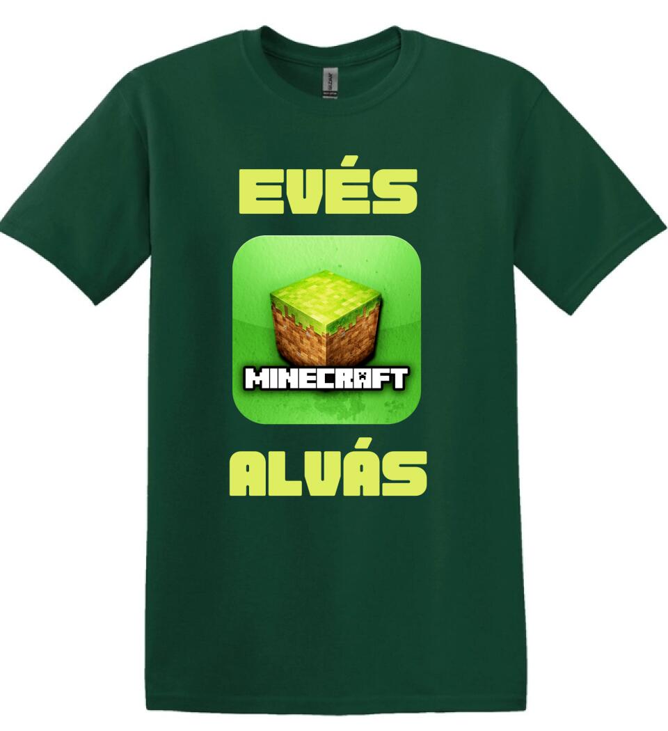 EVÉS MINECRAFT ALVÁS Póló
