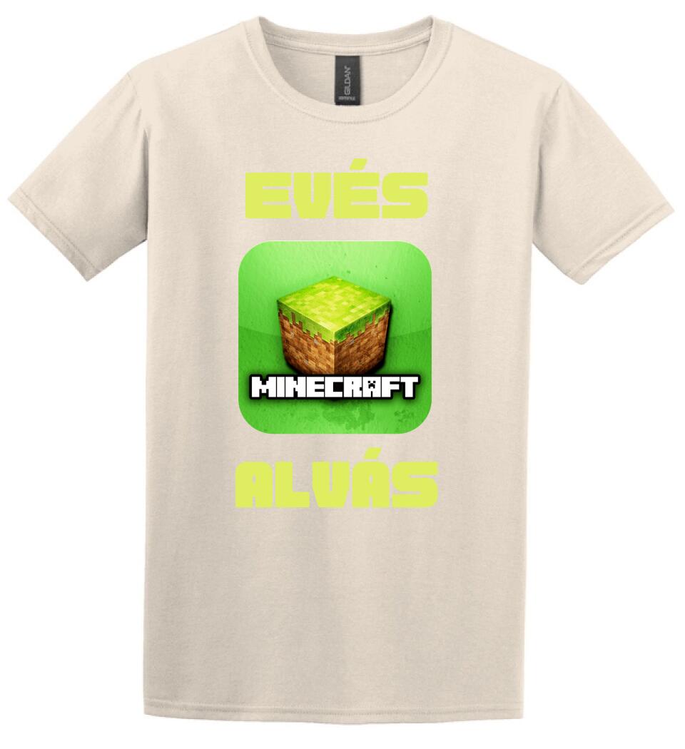 EVÉS MINECRAFT ALVÁS Póló