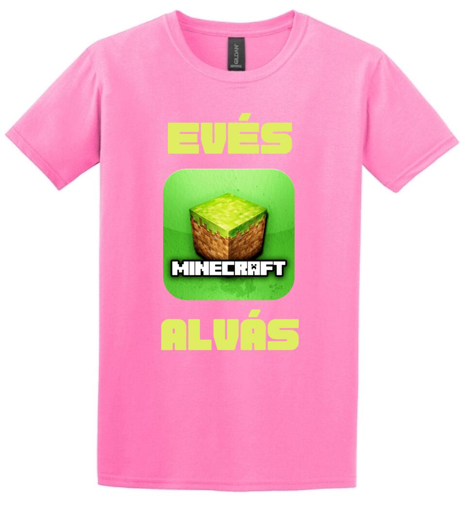 EVÉS MINECRAFT ALVÁS Póló