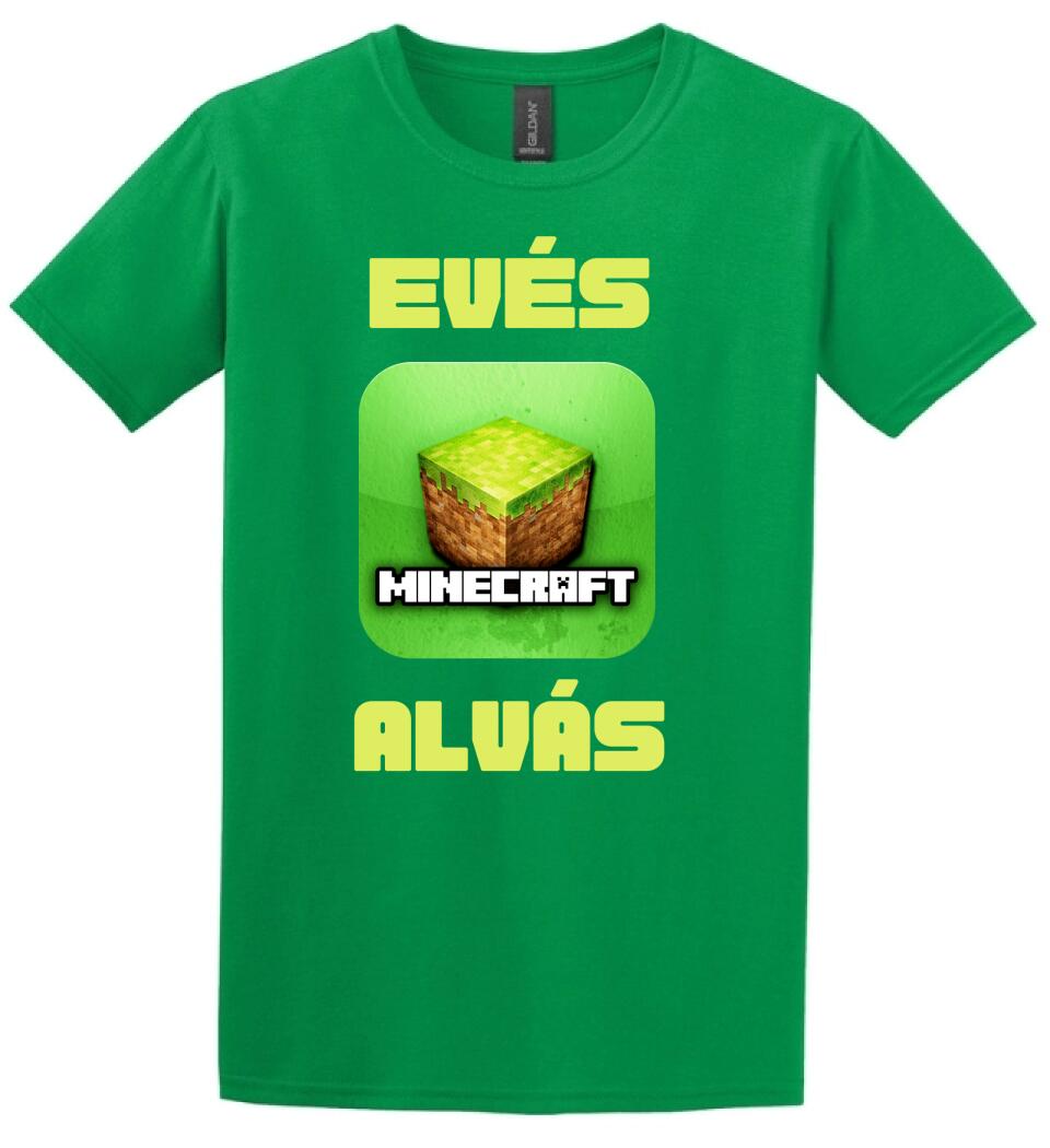 EVÉS MINECRAFT ALVÁS Póló