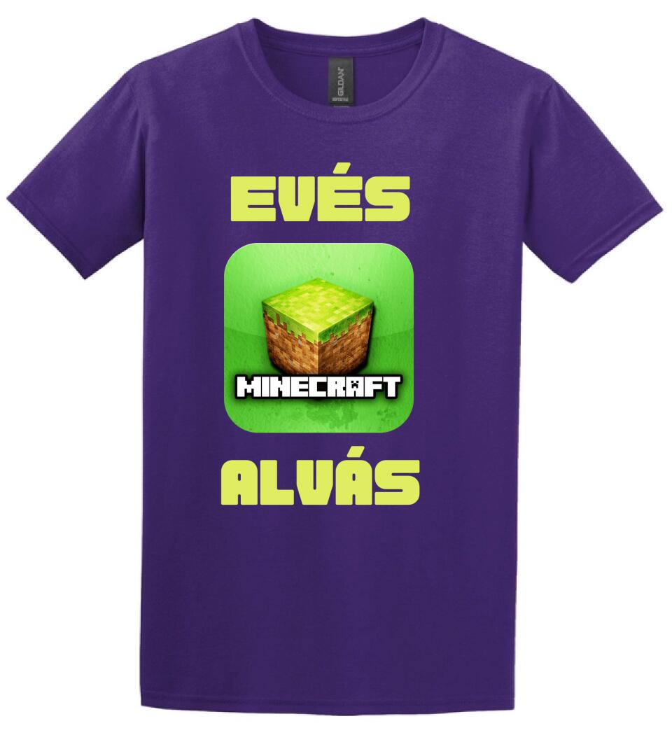 EVÉS MINECRAFT ALVÁS Póló