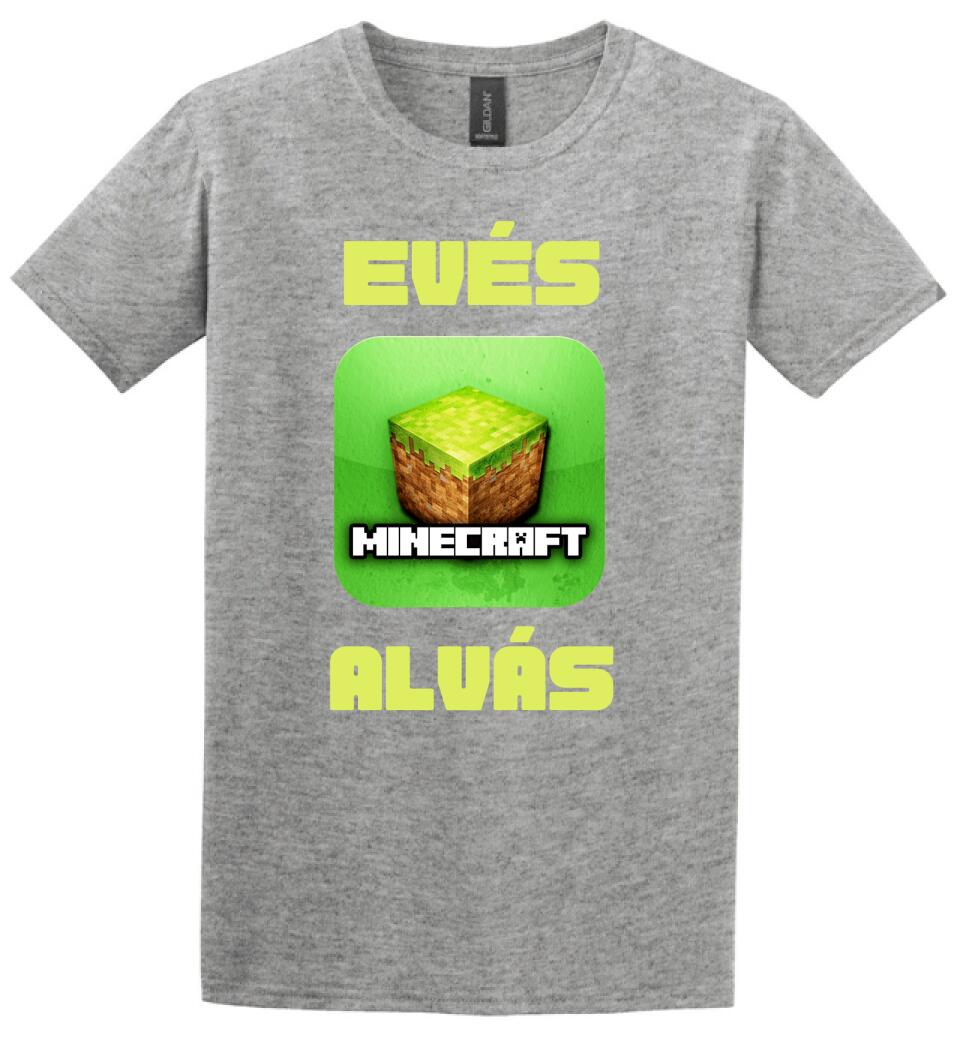 EVÉS MINECRAFT ALVÁS Póló