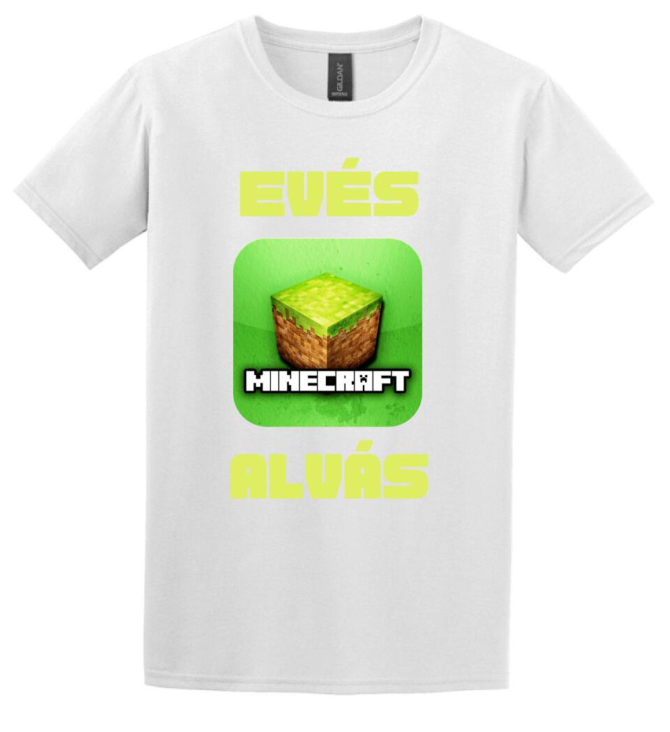 EVÉS MINECRAFT ALVÁS Póló