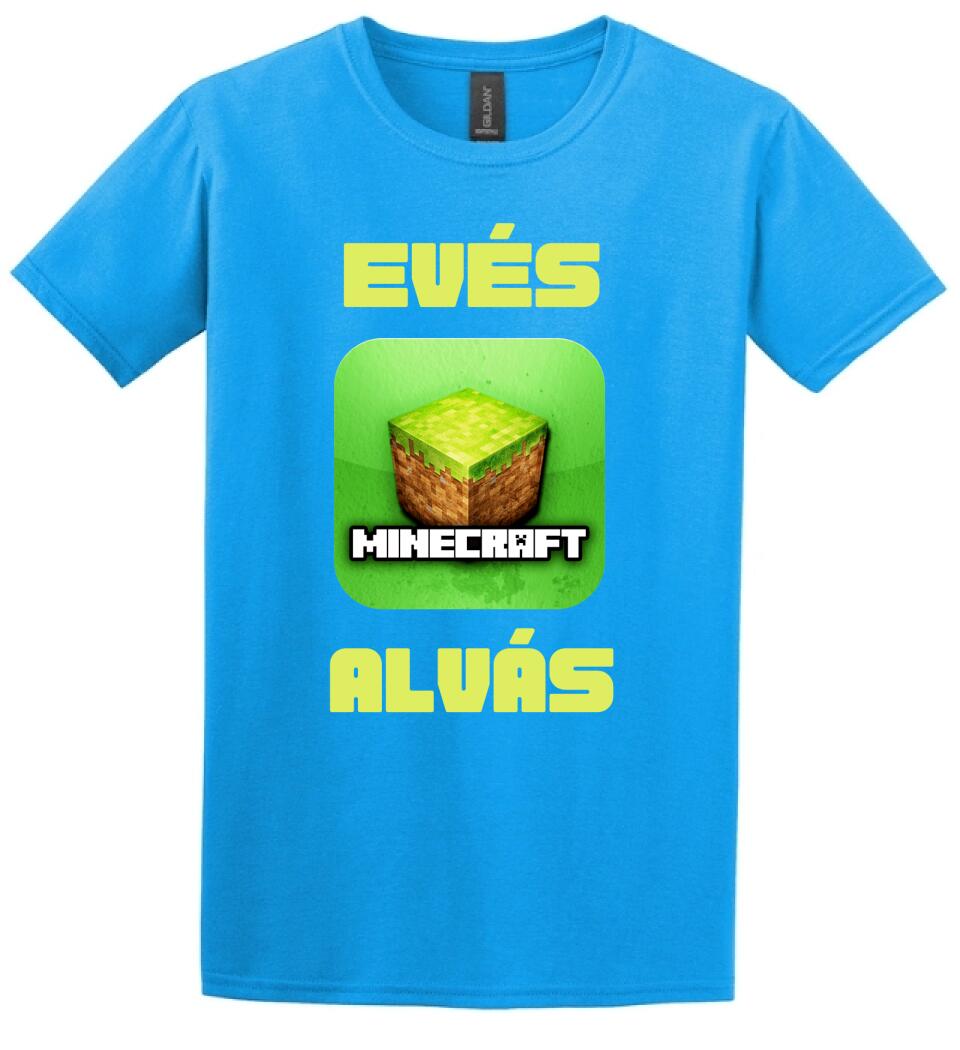 EVÉS MINECRAFT ALVÁS Póló