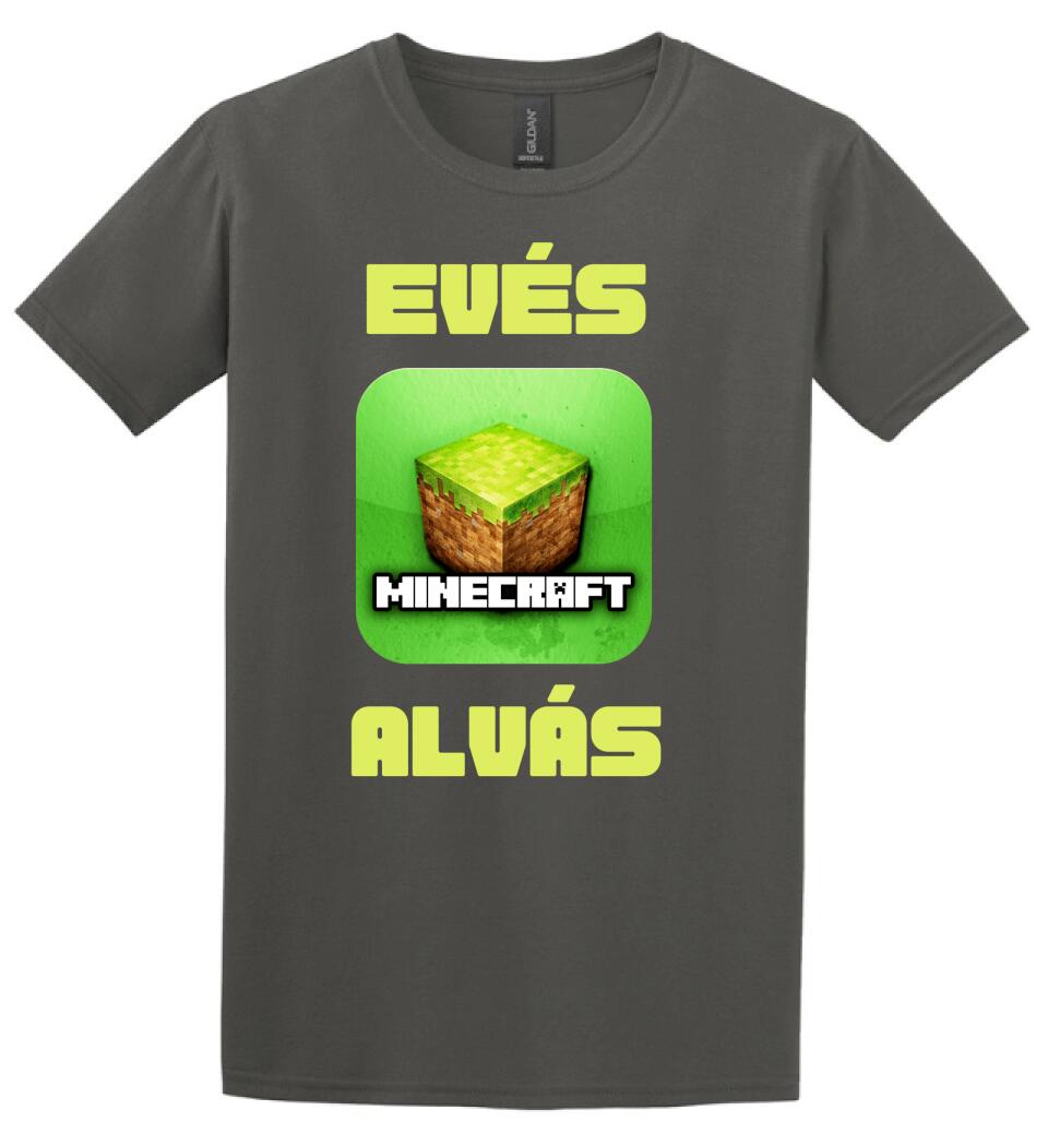 EVÉS MINECRAFT ALVÁS Póló