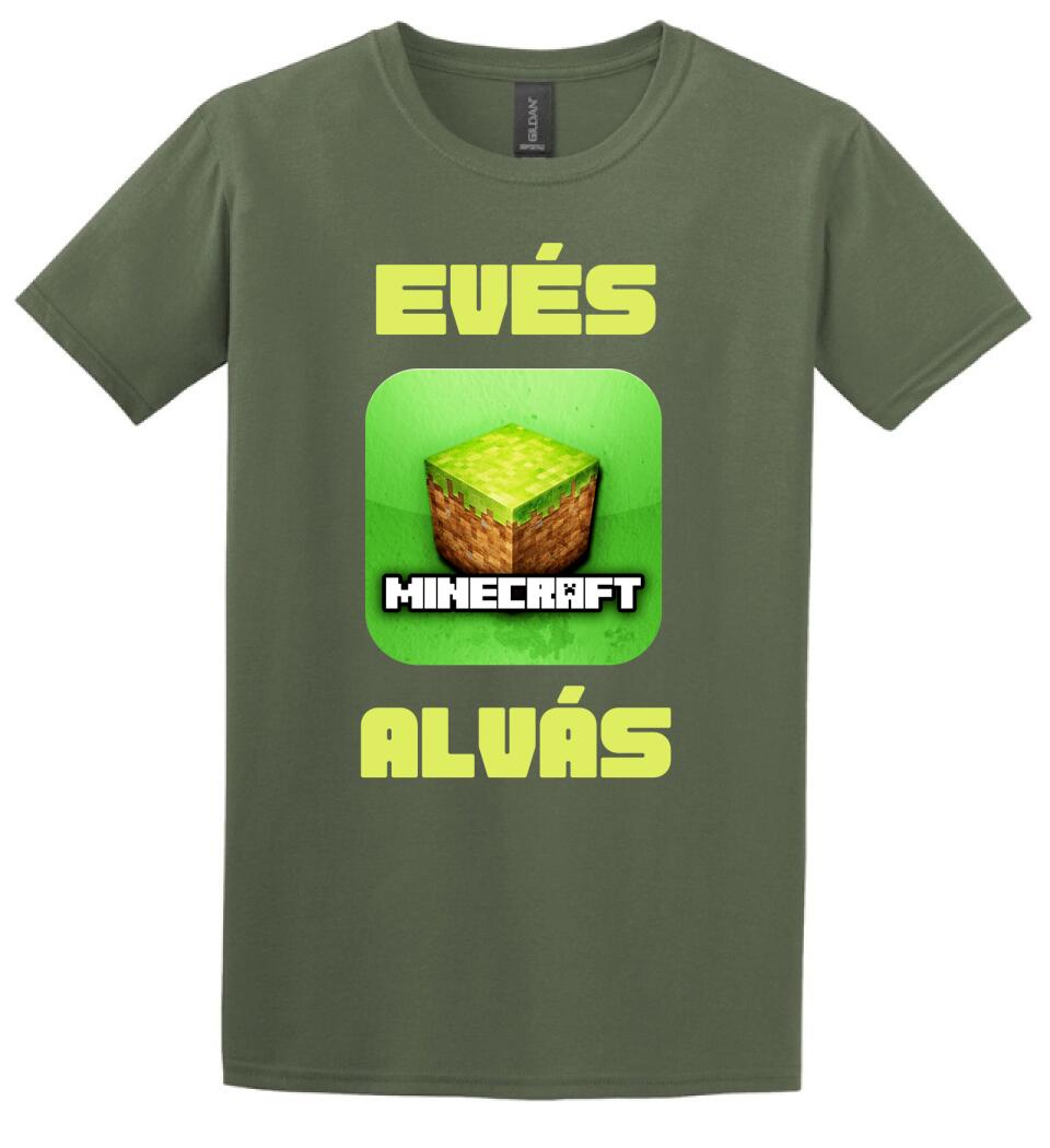 EVÉS MINECRAFT ALVÁS Póló
