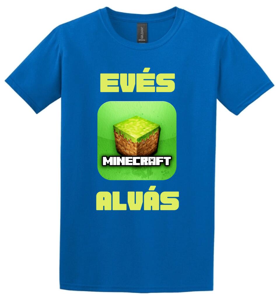 EVÉS MINECRAFT ALVÁS Póló