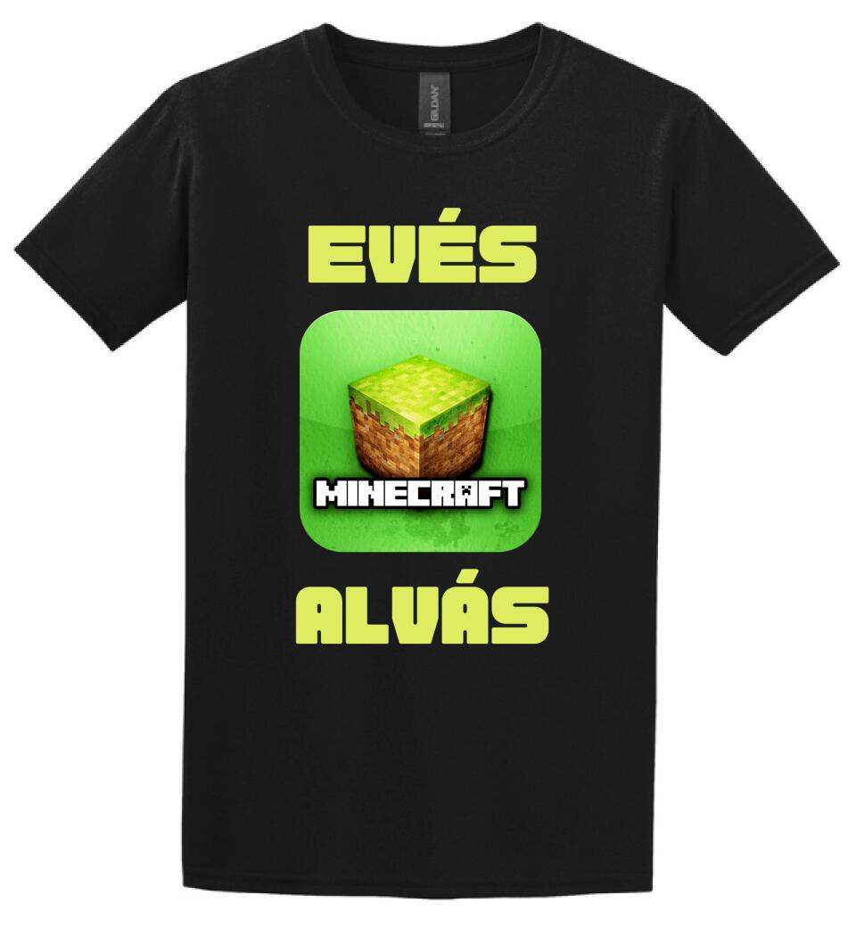 EVÉS MINECRAFT ALVÁS Póló