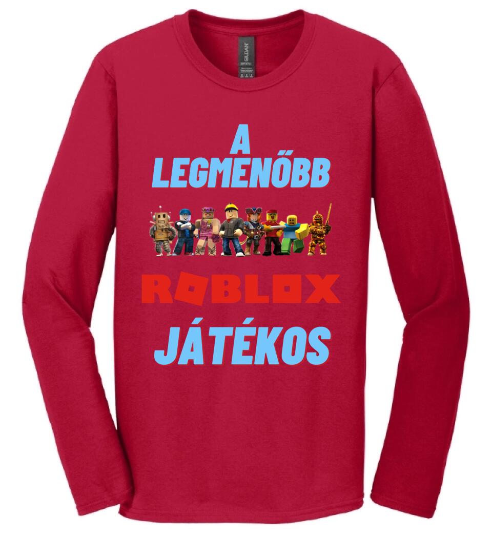 A legmenőbb Roblox játékos Póló