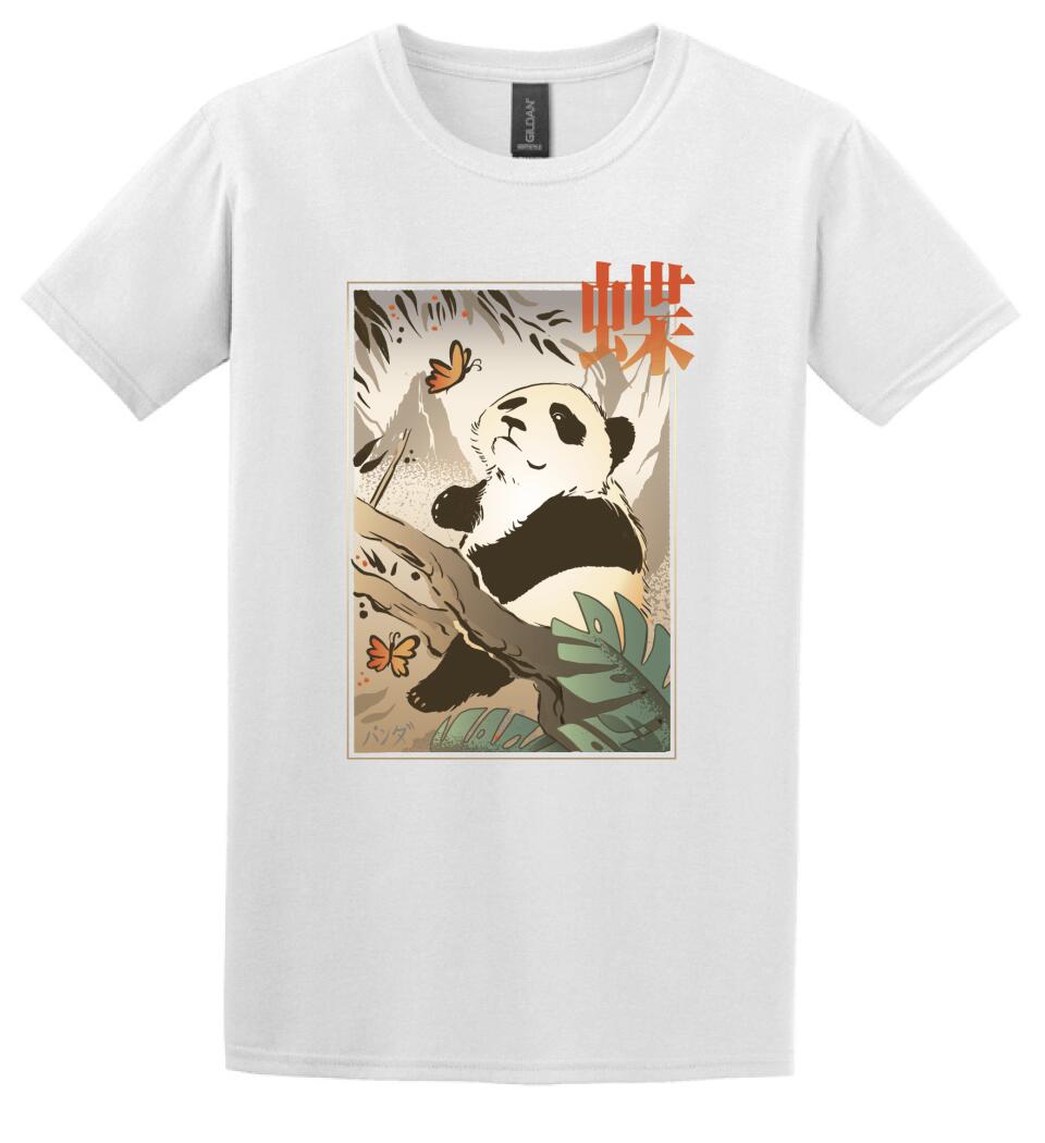 Panda Butterfly Japanese Póló