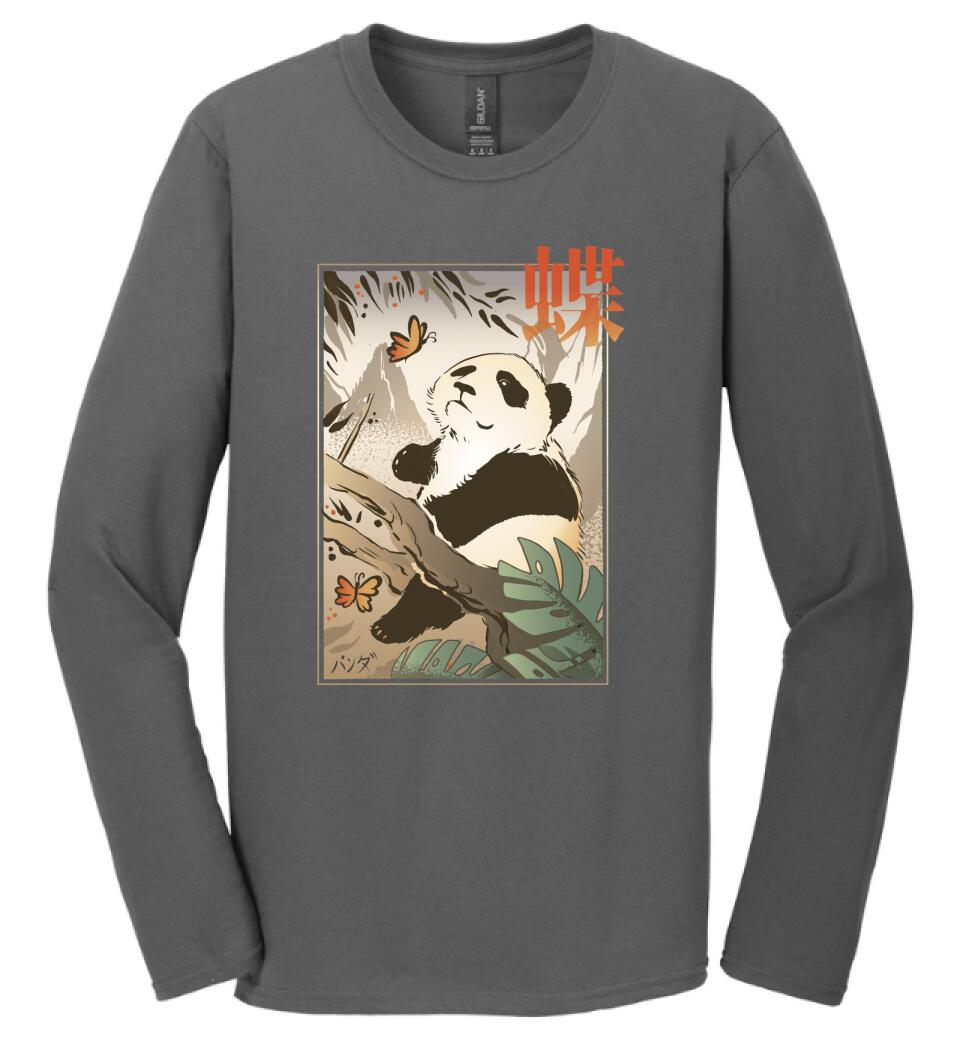 Panda Butterfly Japanese Póló