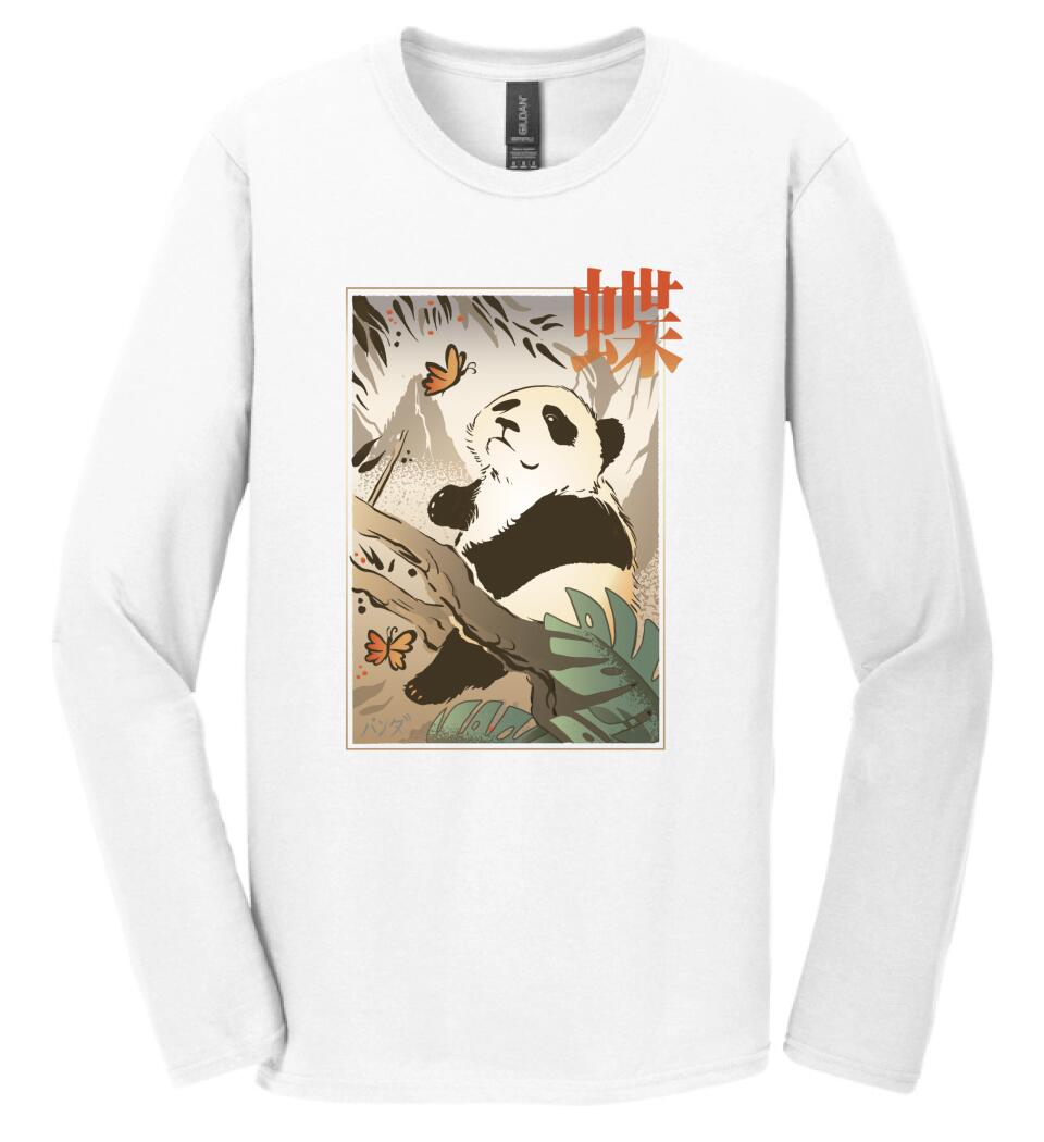 Panda Butterfly Japanese Póló