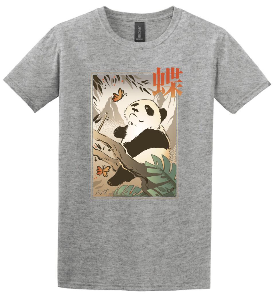 Panda Butterfly Japanese Póló