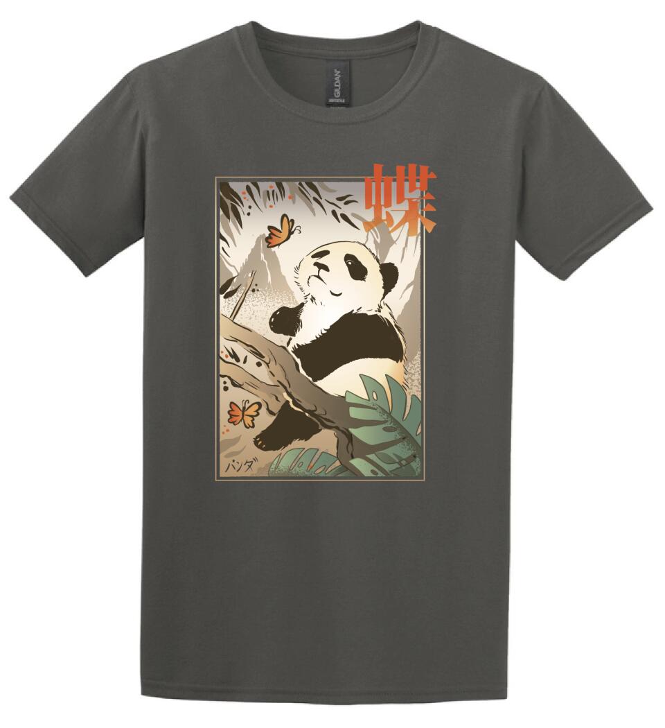 Panda Butterfly Japanese Póló
