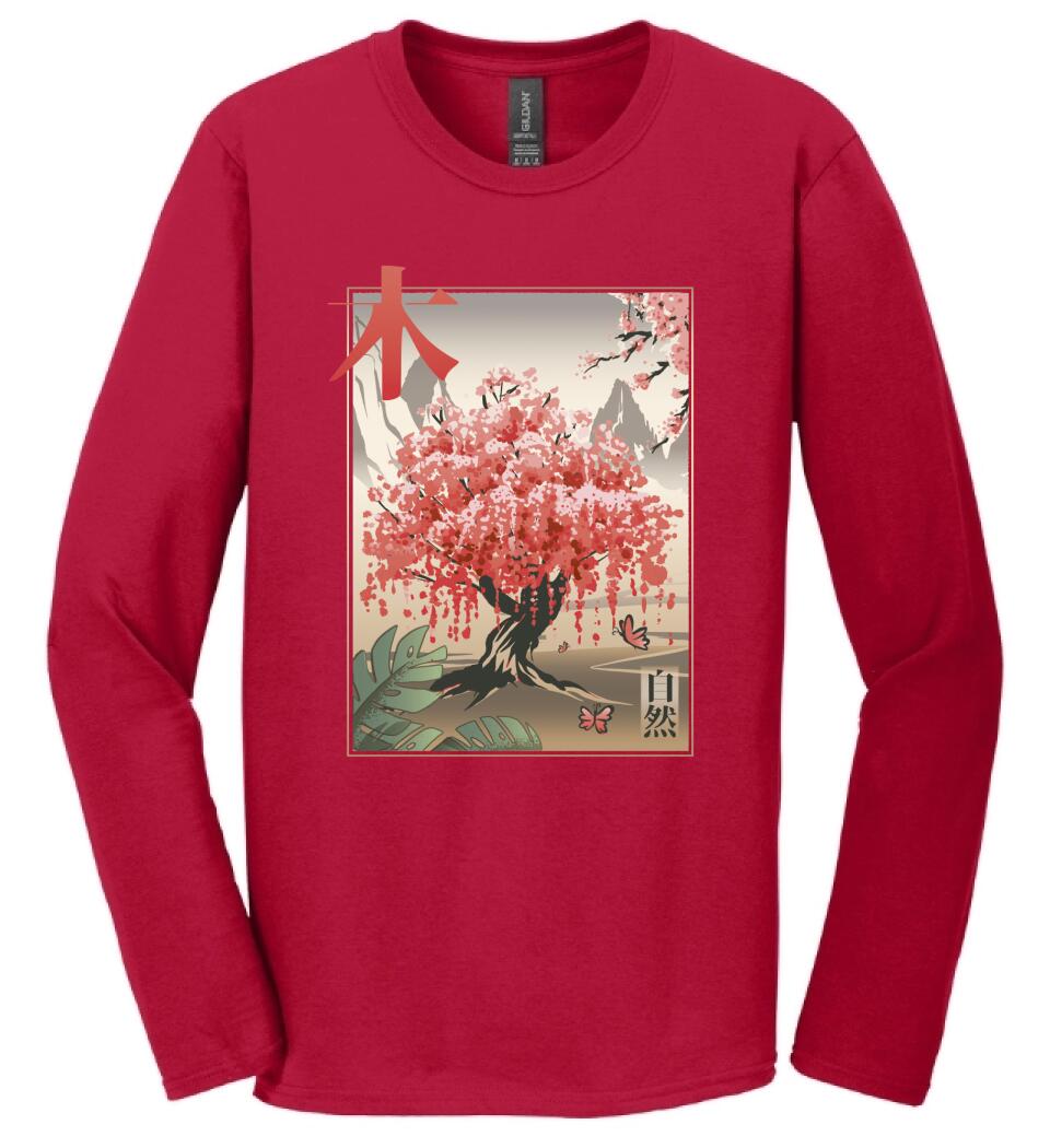 Japanese-Traditional-Tree Póló