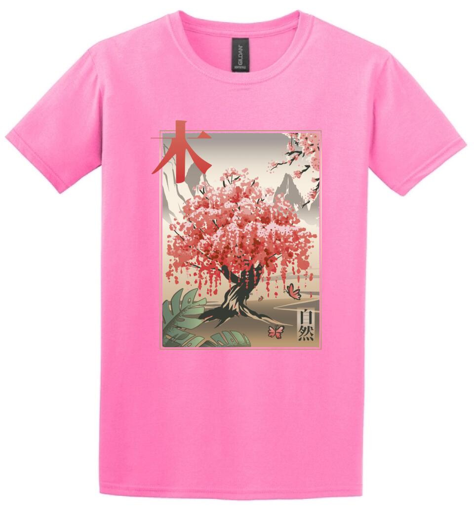 Japanese-Traditional-Tree Póló