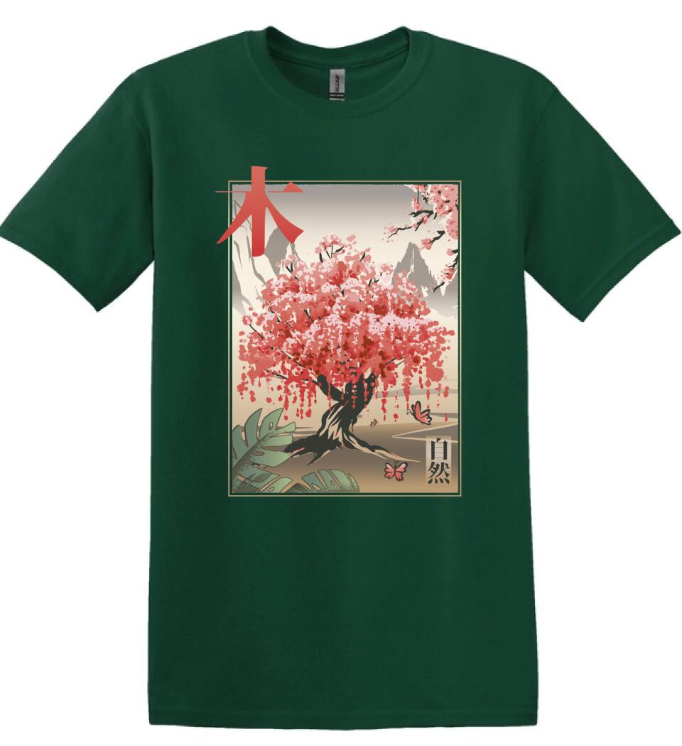 Japanese-Traditional-Tree Póló