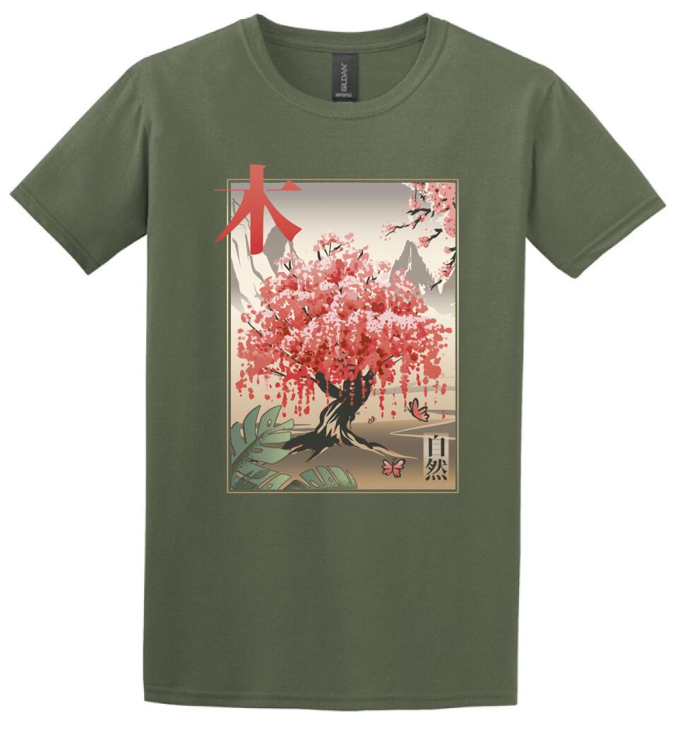 Japanese-Traditional-Tree Póló