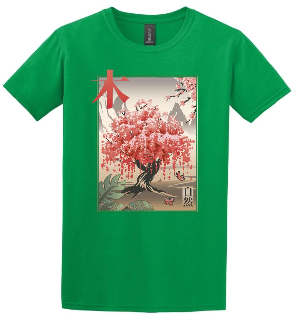 Japanese-Traditional-Tree Póló