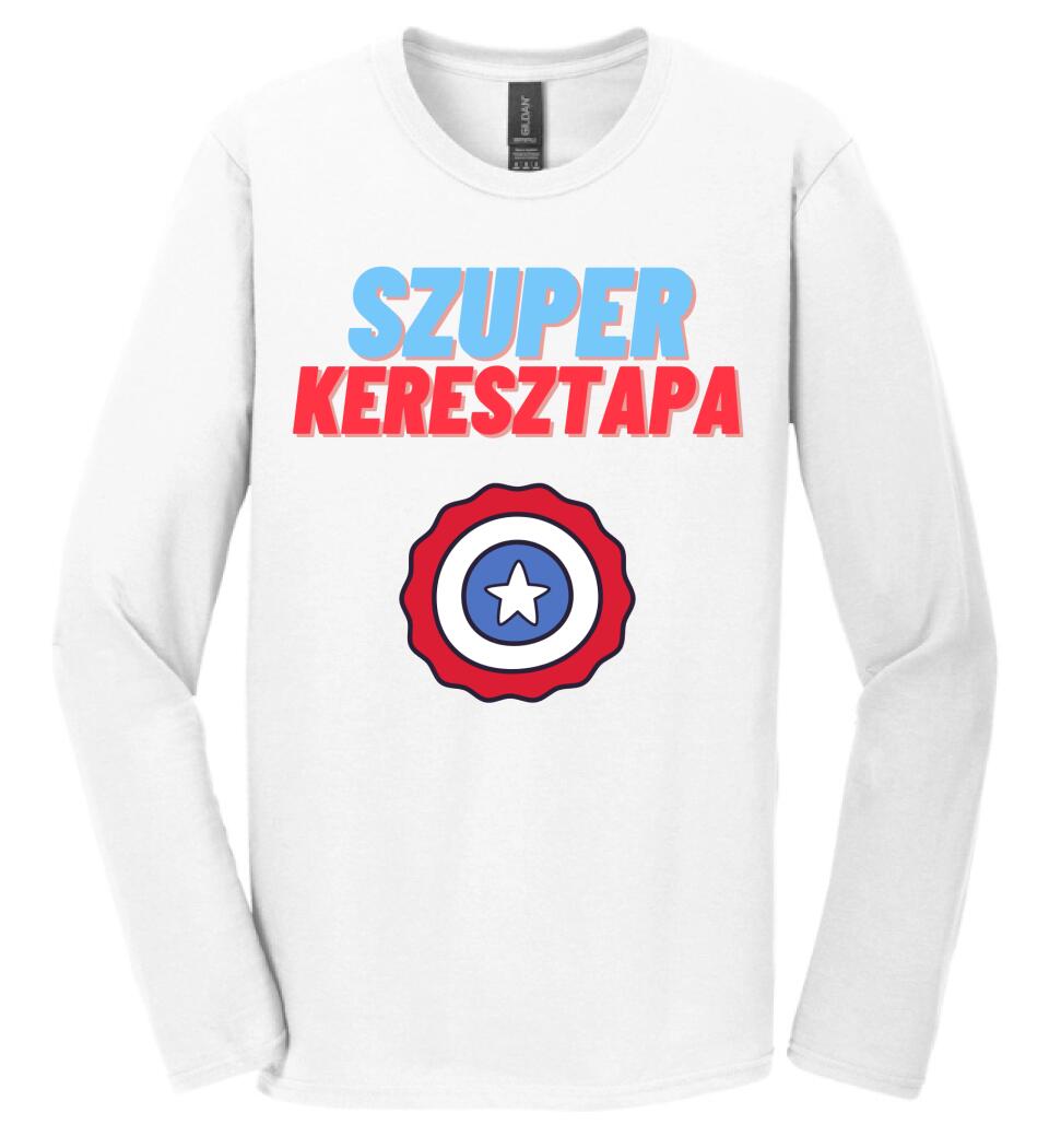 Szuper keresztapa csillag póló