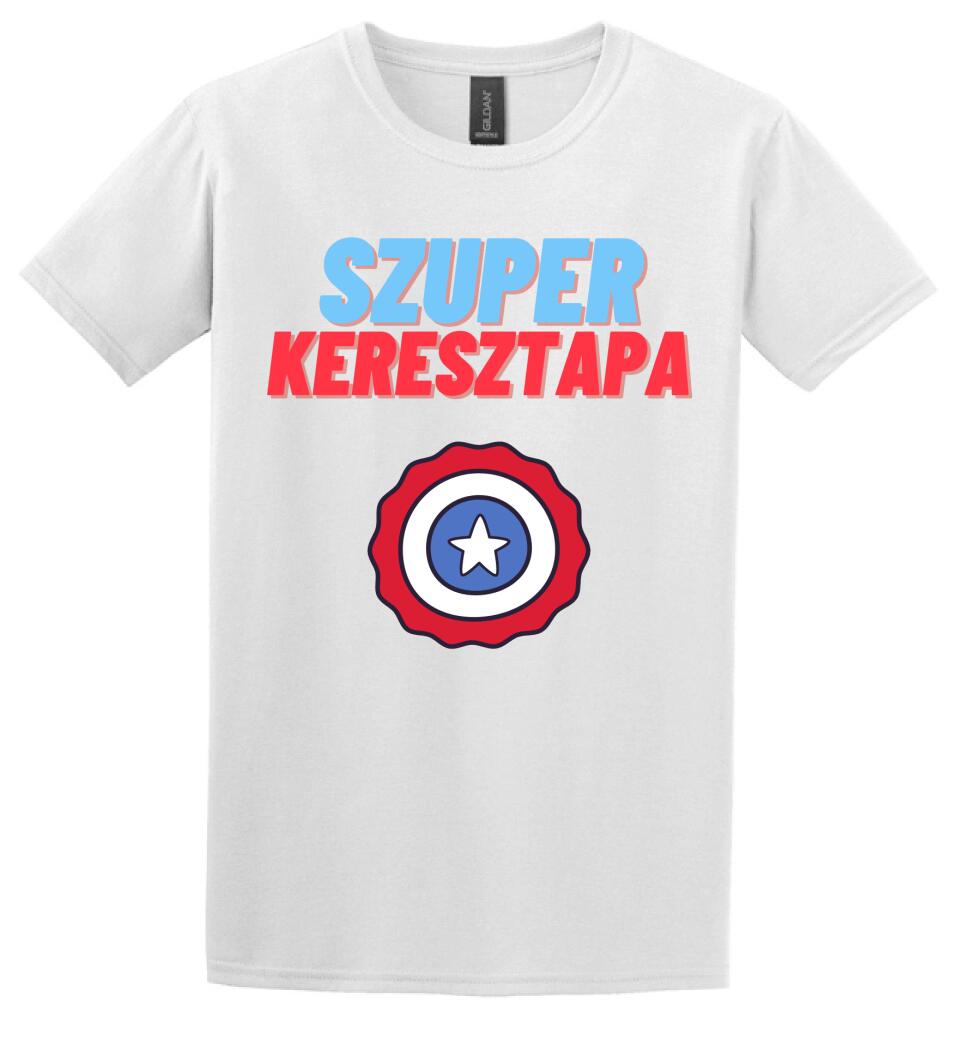 Szuper keresztapa csillag póló