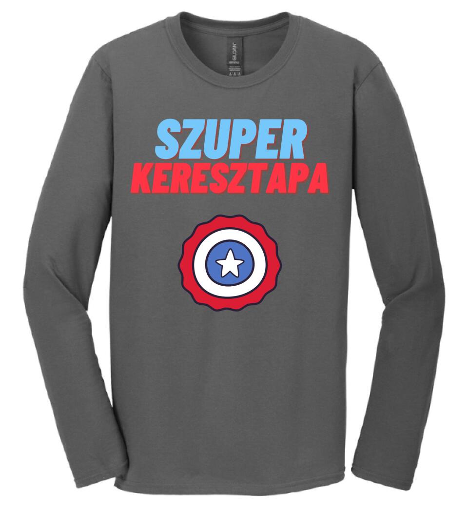 Szuper keresztapa csillag póló