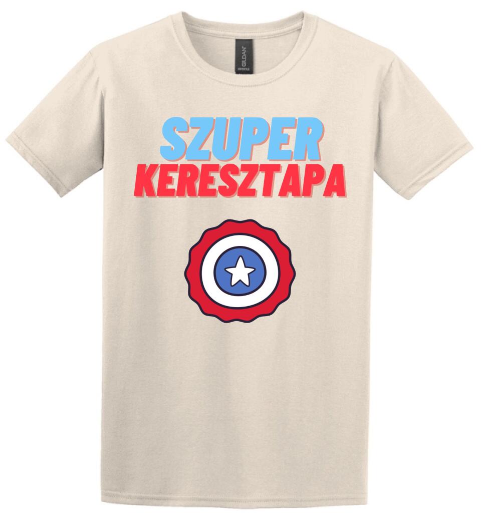 Szuper keresztapa csillag póló