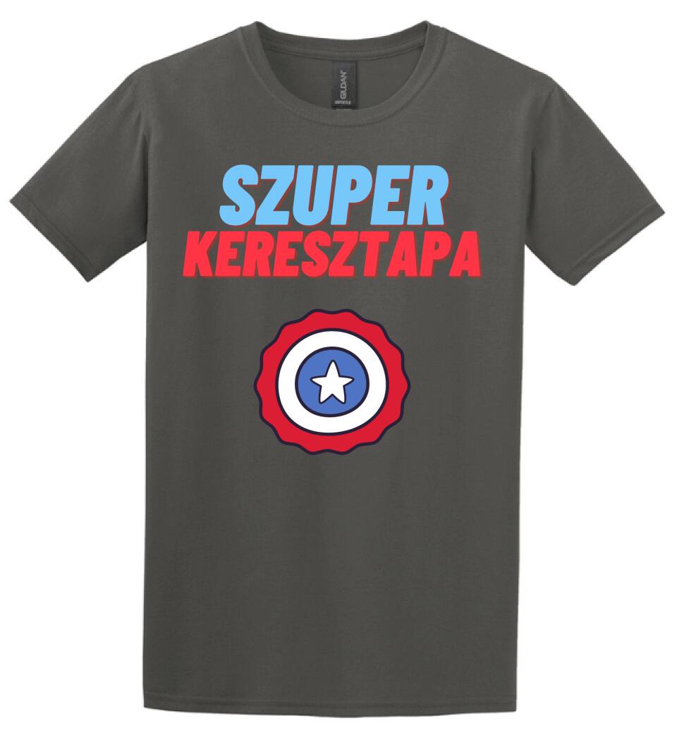 Szuper keresztapa csillag póló