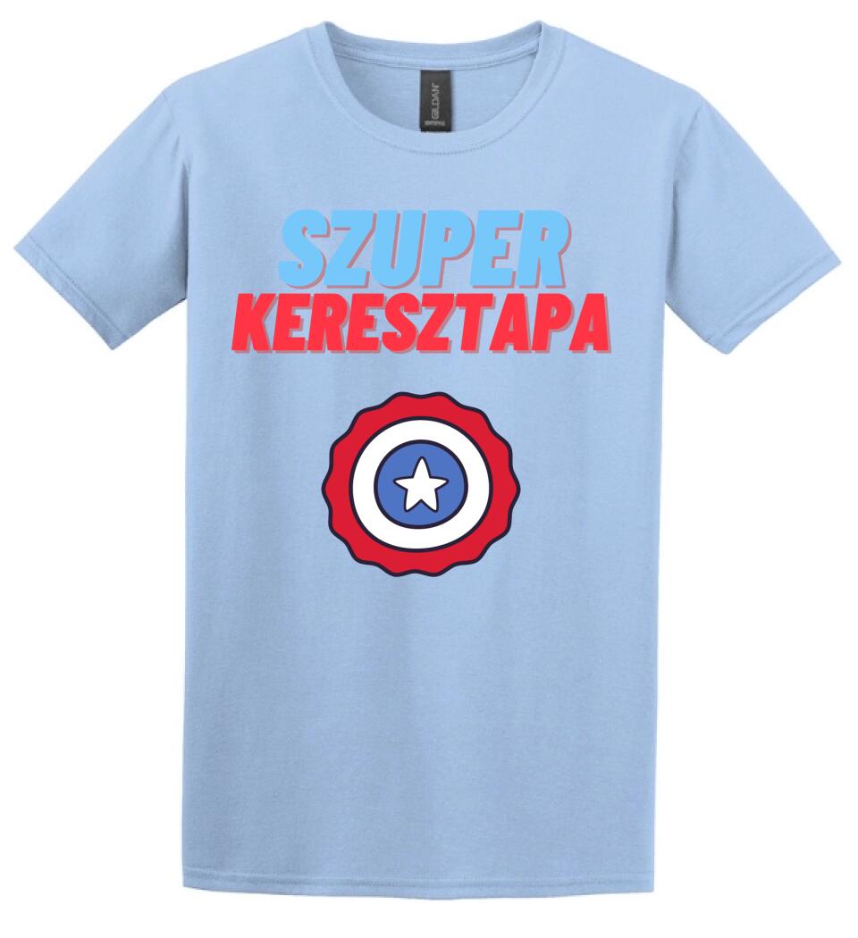 Szuper keresztapa csillag póló