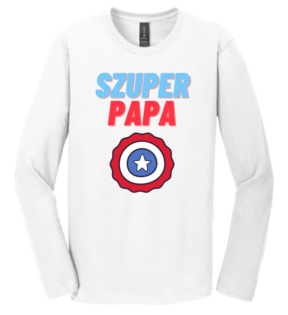 Szuper papa csillag póló