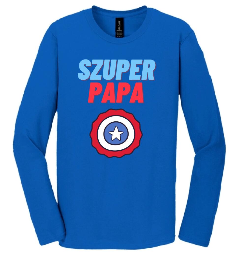 Szuper papa csillag póló