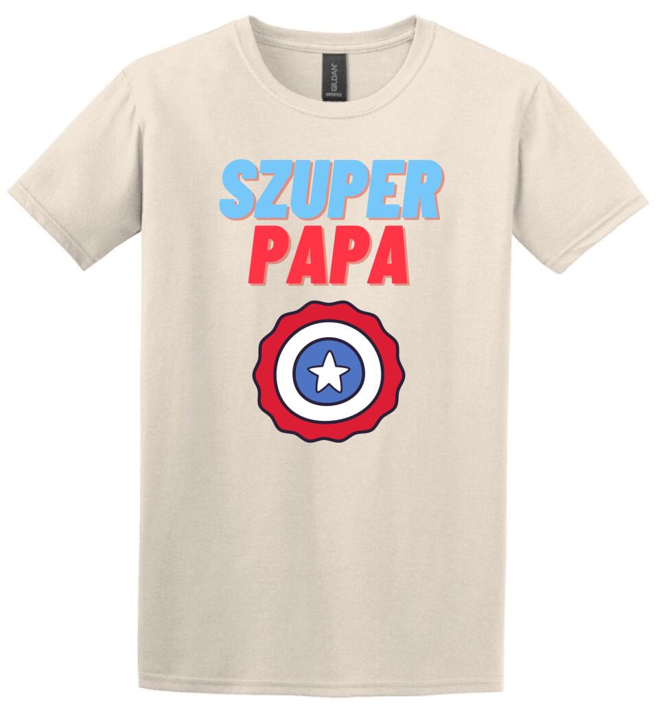 Szuper papa csillag póló