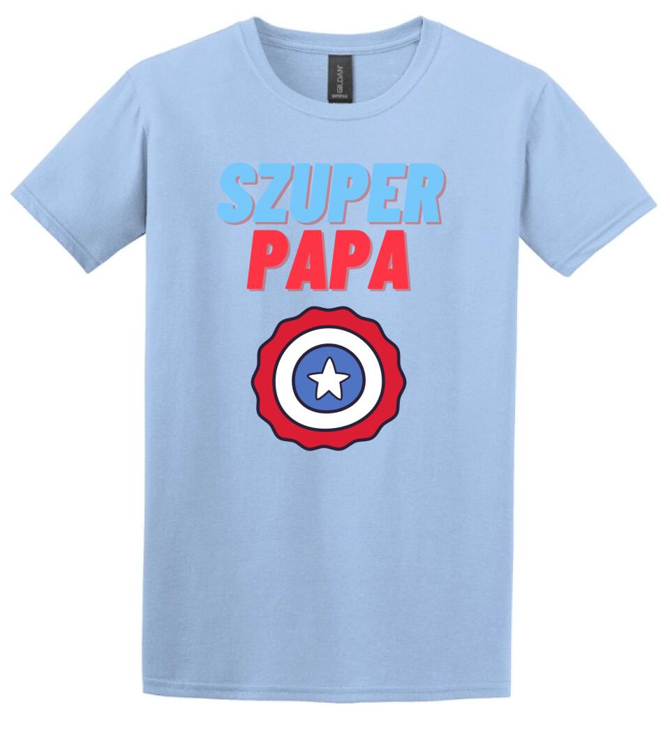 Szuper papa csillag póló