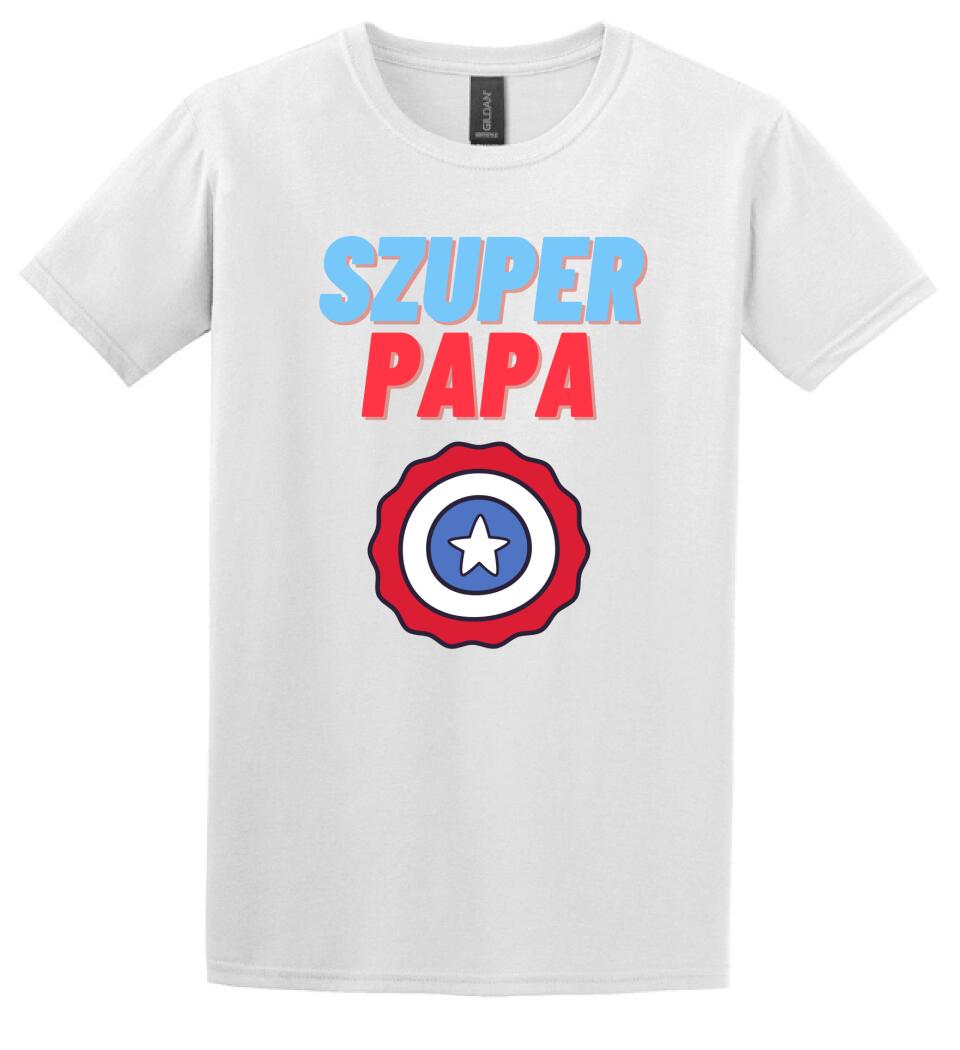 Szuper papa csillag póló