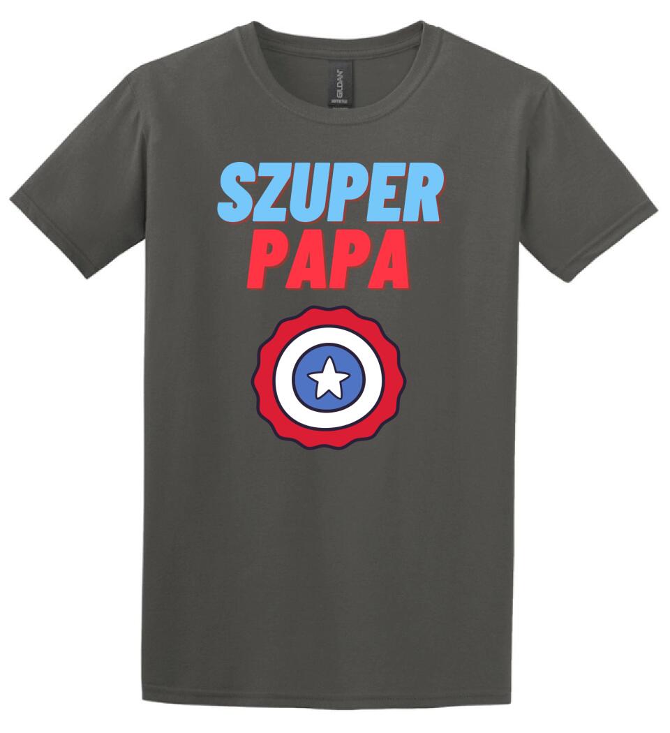 Szuper papa csillag póló