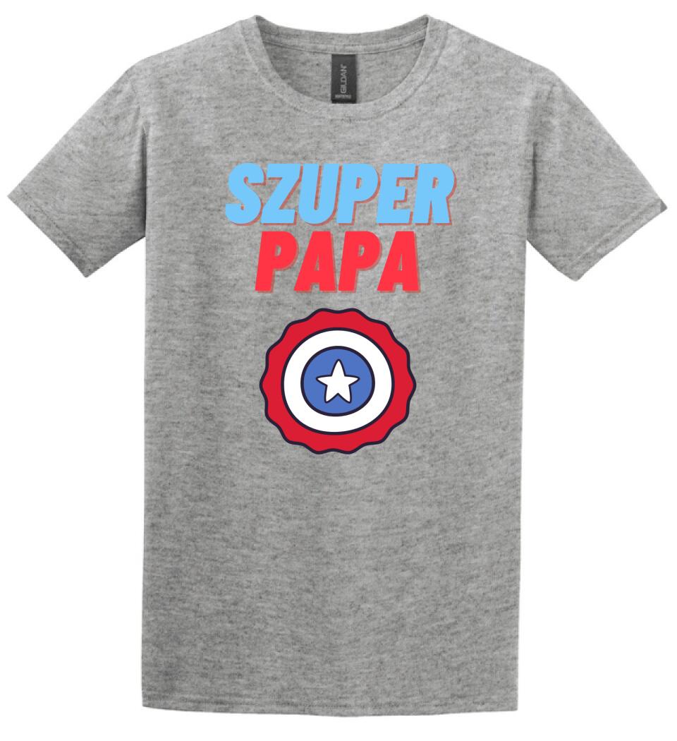 Szuper papa csillag póló