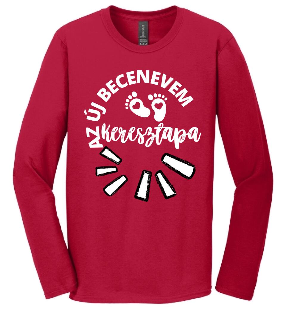 Új becenevem keresztapa póló