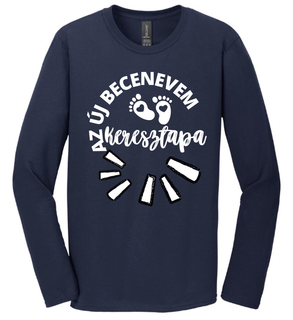 Új becenevem keresztapa póló