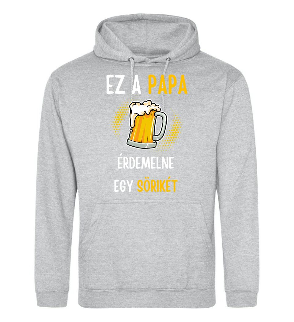Papa sörikéje póló