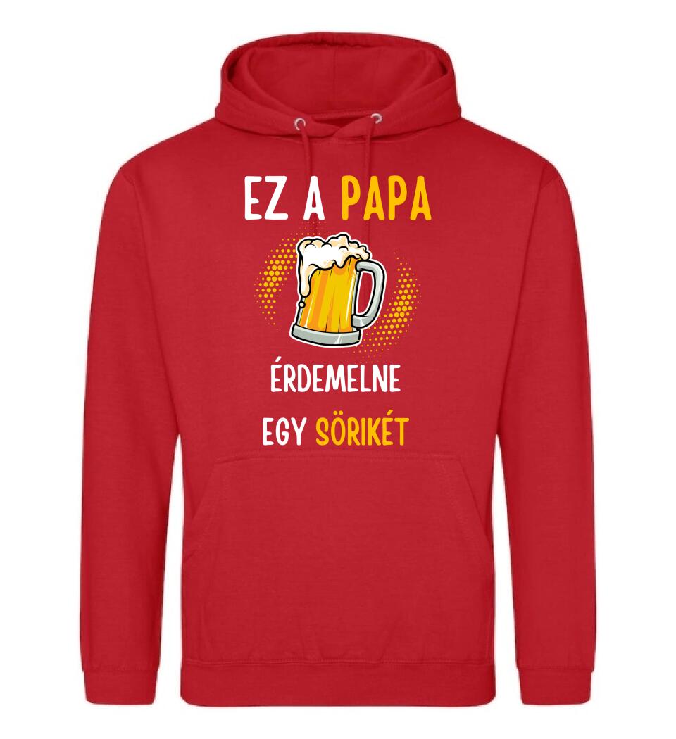 Papa sörikéje póló